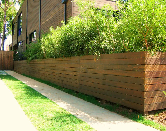 wooden fence